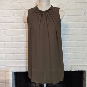 Ann Taylor Olive Green Blouse